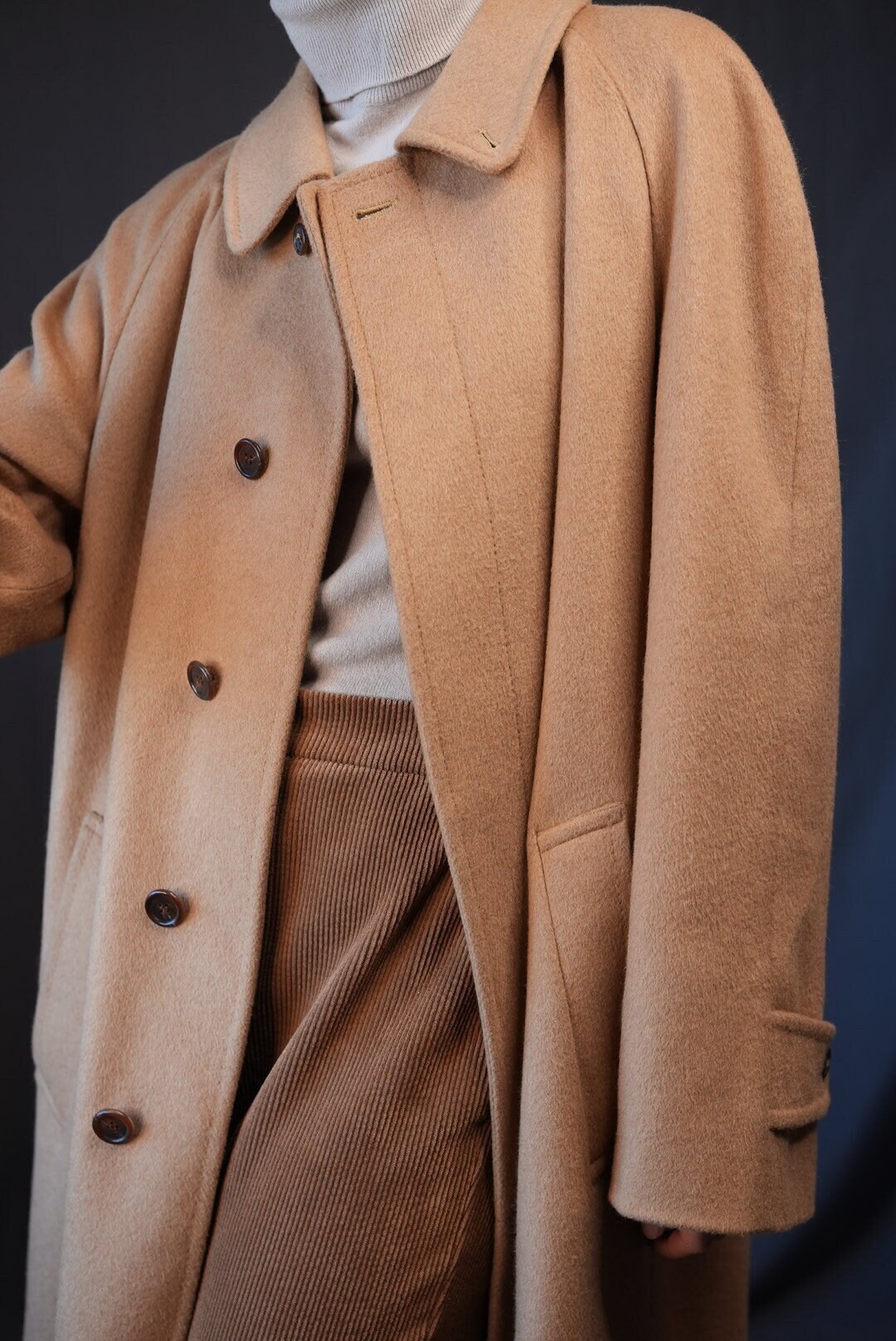 Aquascutum Vintage Camel Coat 100 Camel Hair Made in England Etsy