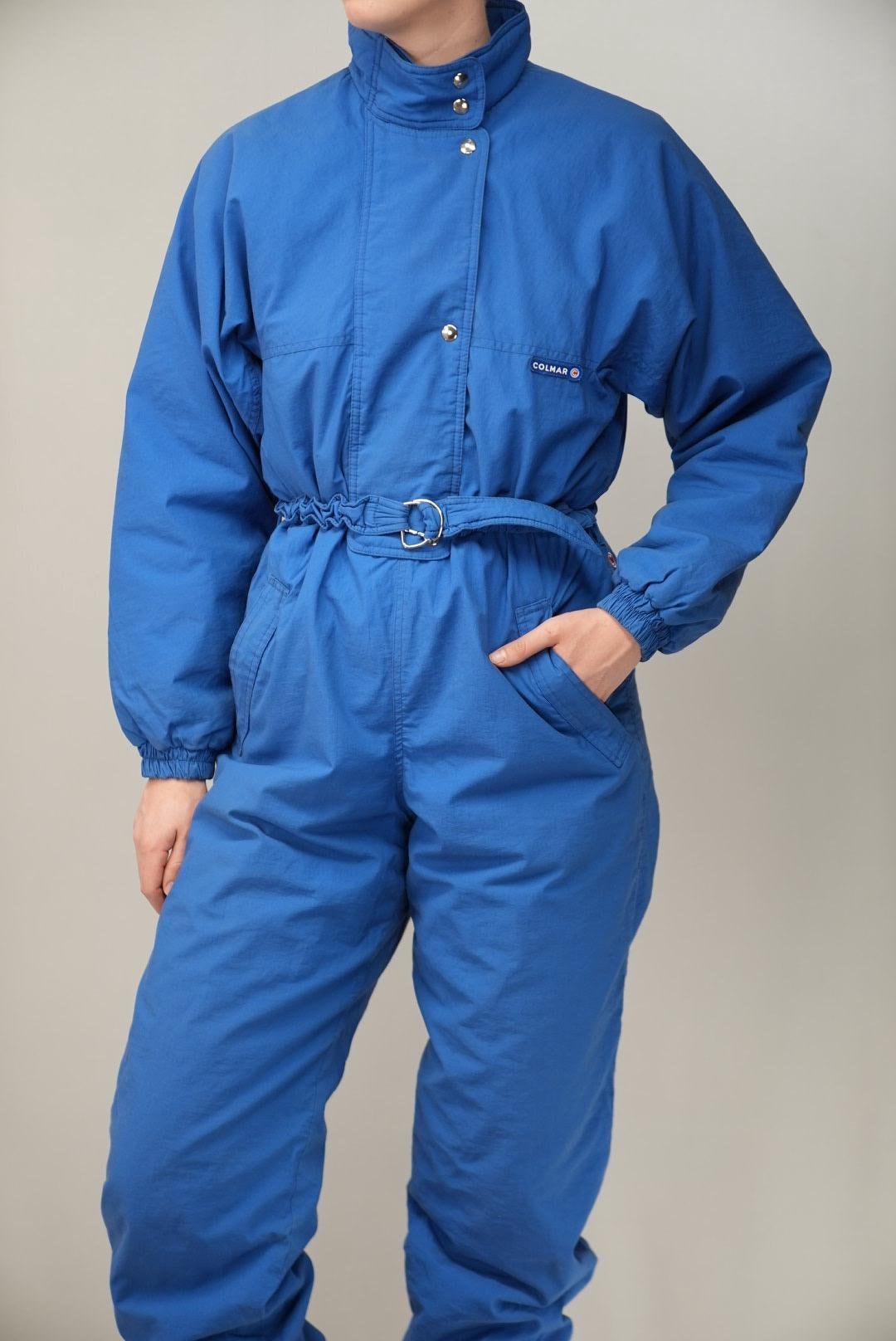 90s Colmar Ski-suit in Cobalt Blue | Women's Size S-M | Breathable
