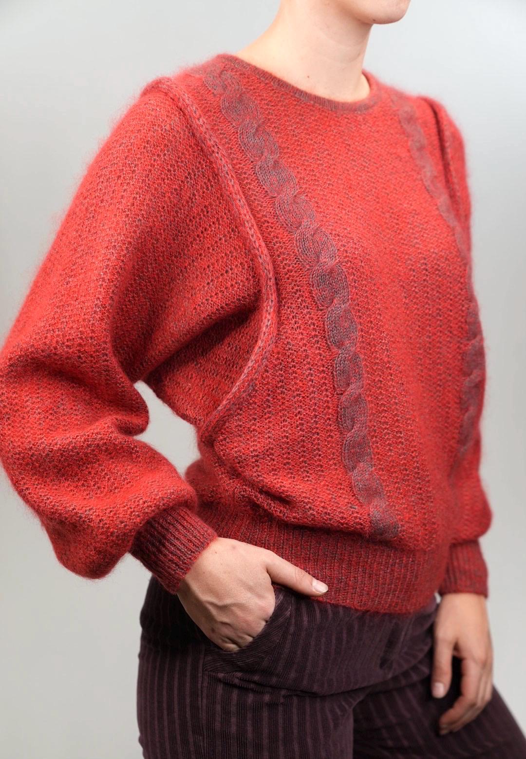 80';s Angora Sweater - Etsy