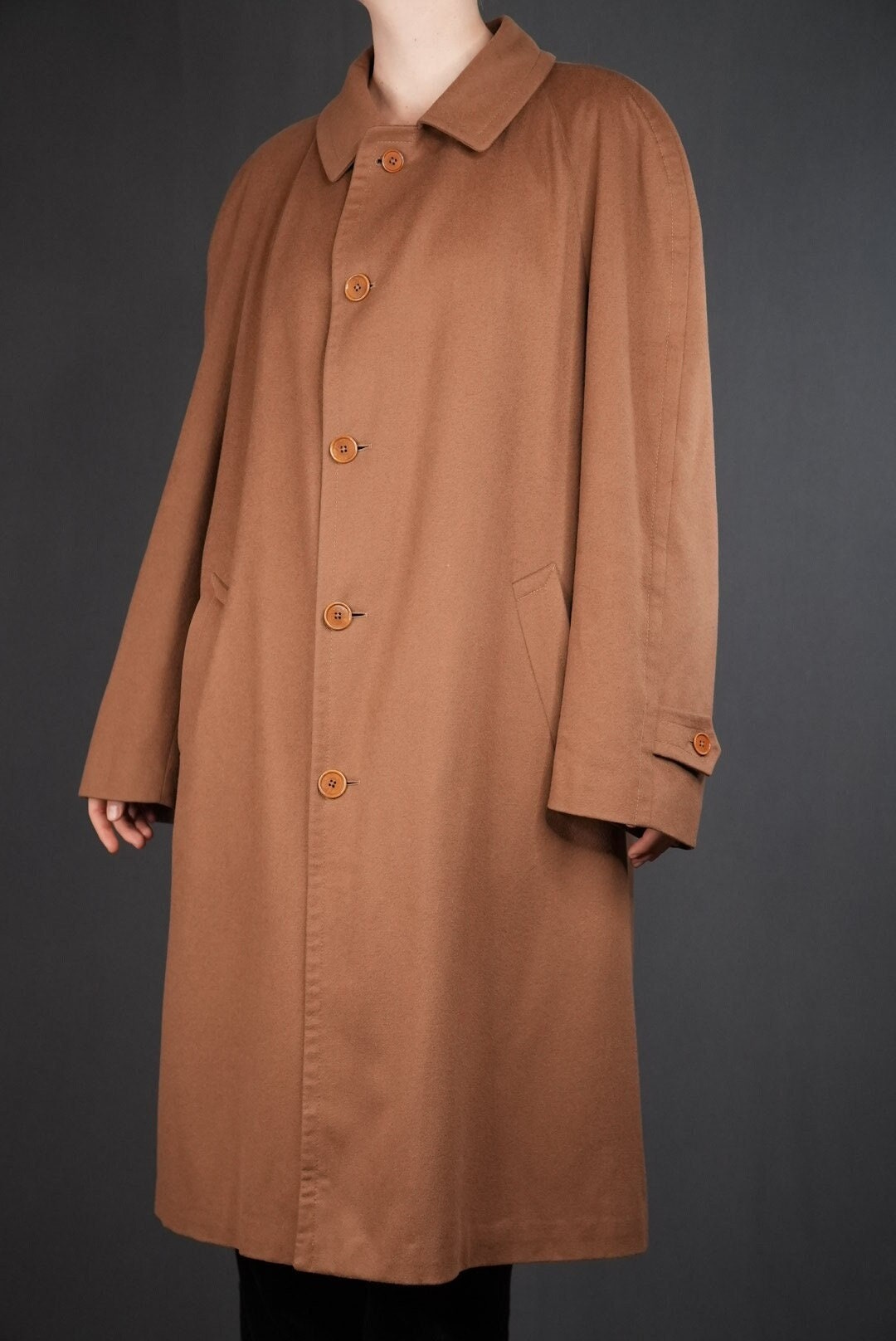 Camel fashion burberry coat