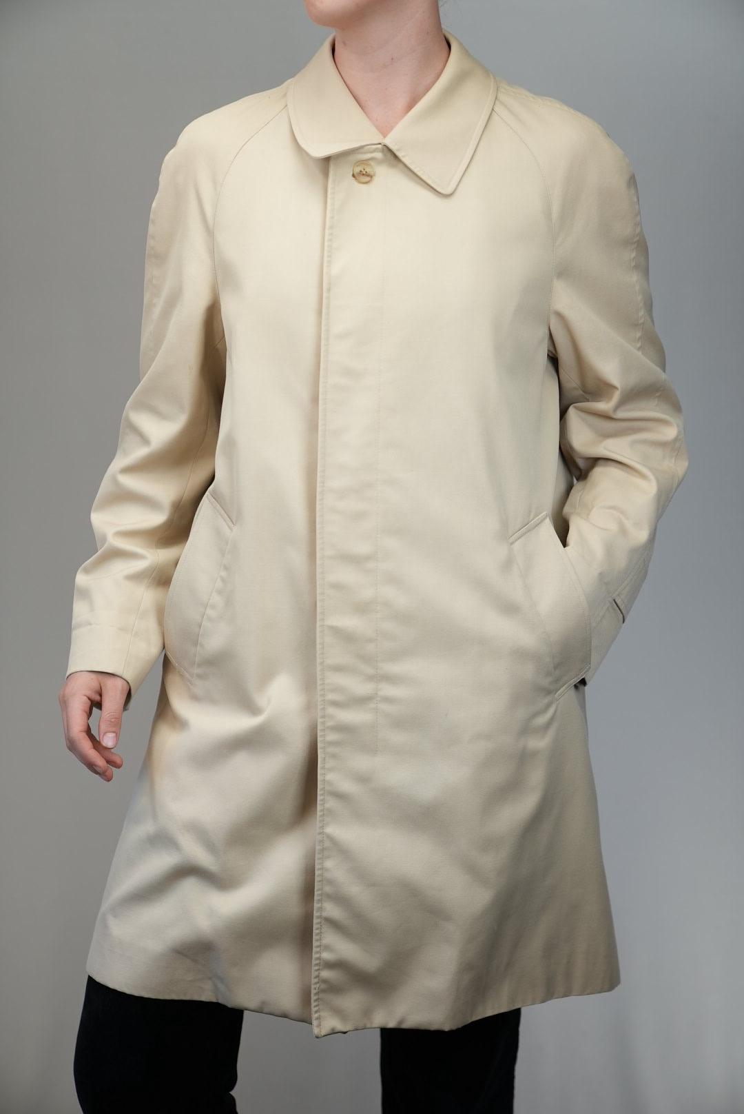 ジャケット・アウター 80s Aquascutum Single Trench Coat