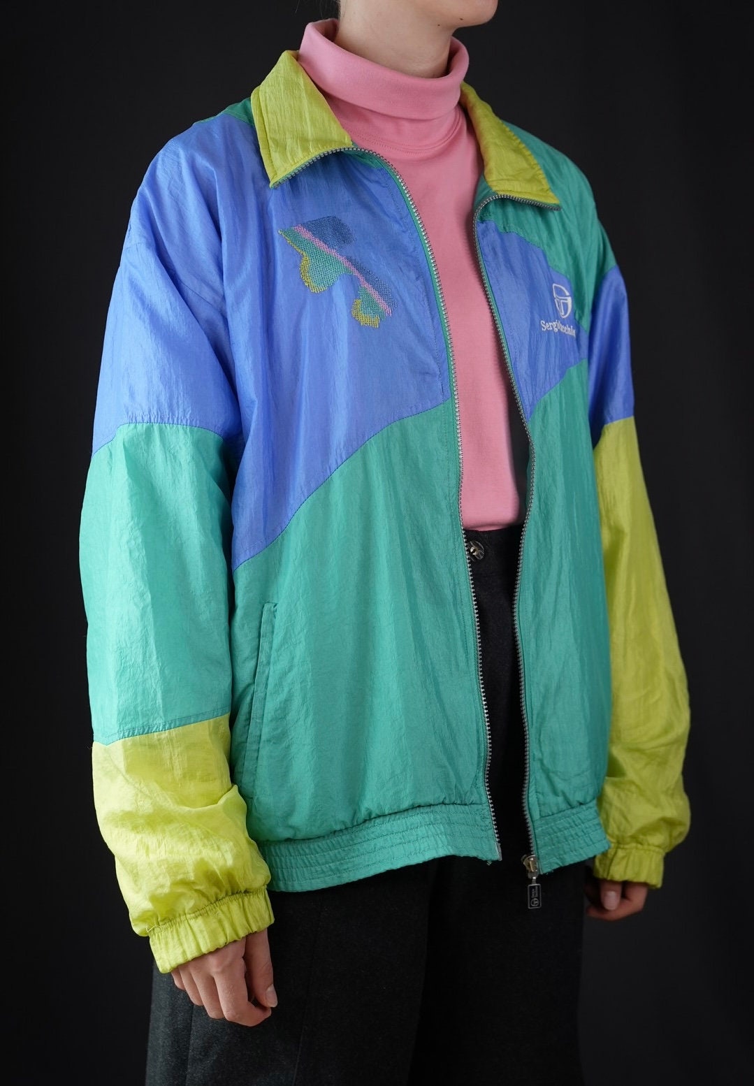 Sergio Tacchini Colorful Vintage Tracksuit Jacket | Men's