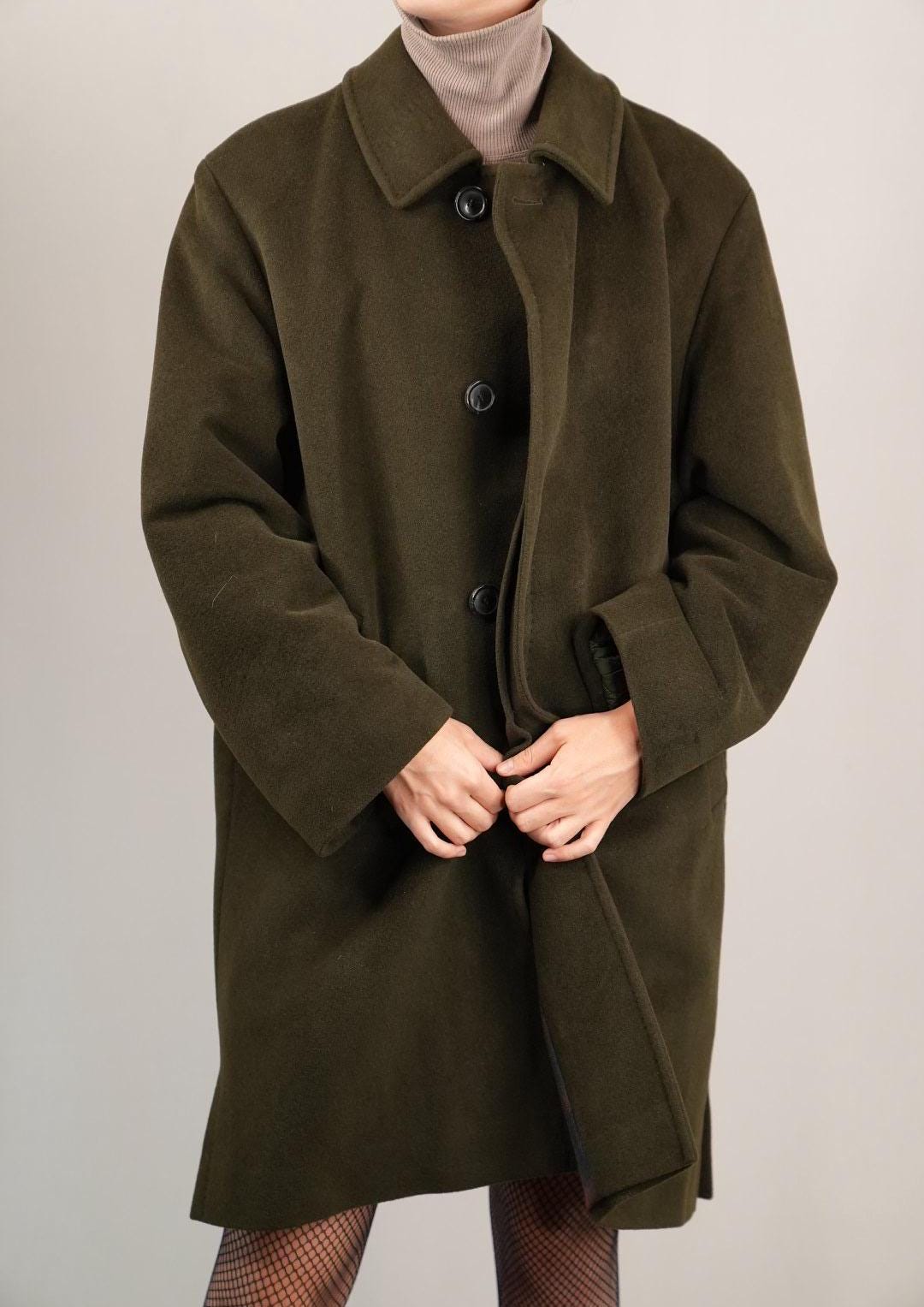 Steinbock Loden Coat Vintage | Men's Loden Coat Size L (50