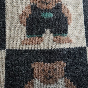 Teddy Bear Vintage Wool Sweater image 6