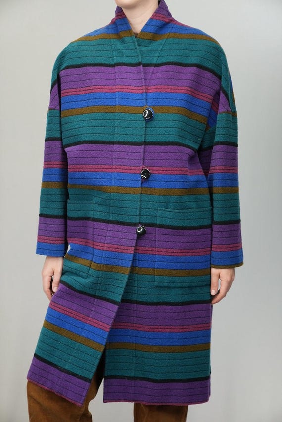 希少⭐︎ MISSONI ビンテージ　80 90年代ミッソーニ　コート　アウター MISSONI - 超美品 ミッソーニ Missoni 80年代 ヴィンテージ 1枚