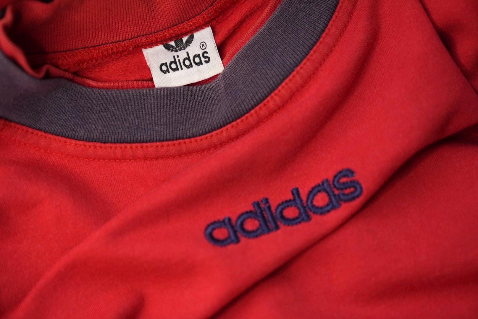 80s OLD adidas red sweat ユーゴスラビア製 80s OLD adidas red sweat ユーゴスラビア製