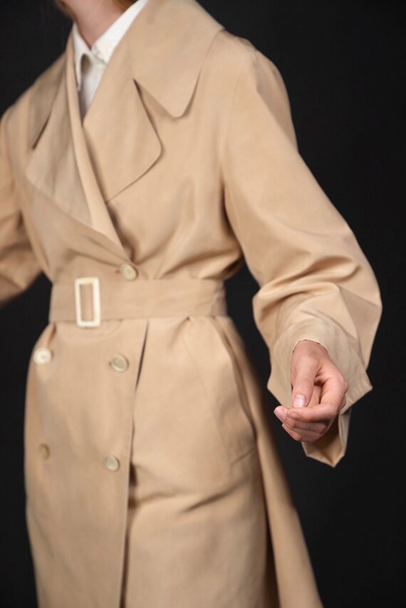 KITON シルクトレンチコート | イタリア、ナポリ仕立て - Etsy 日本