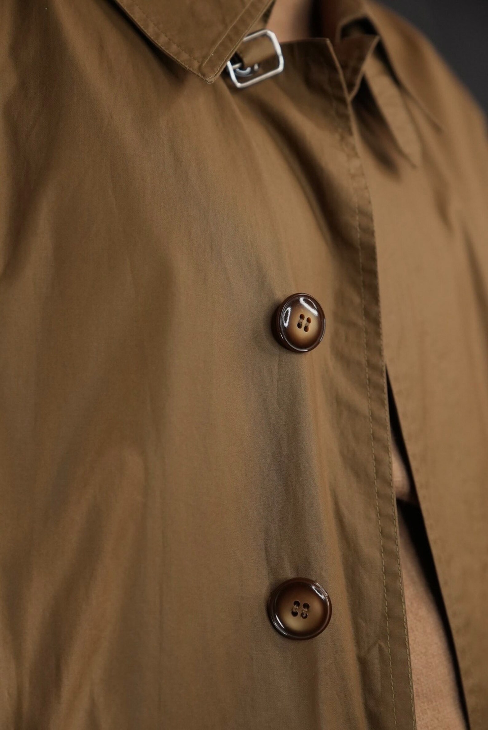 Waxed Cotton Trench Coat | Rye