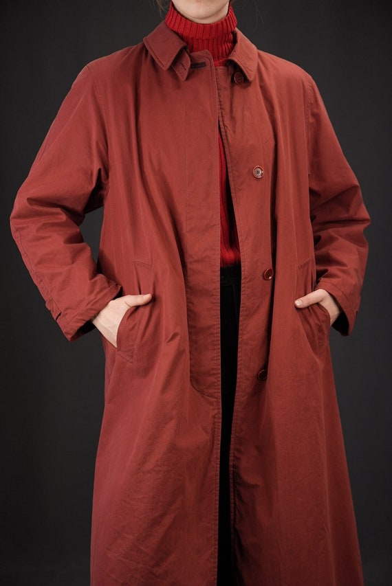 Burgundy Red Vintage Trench-Coat | Schneiders Salz