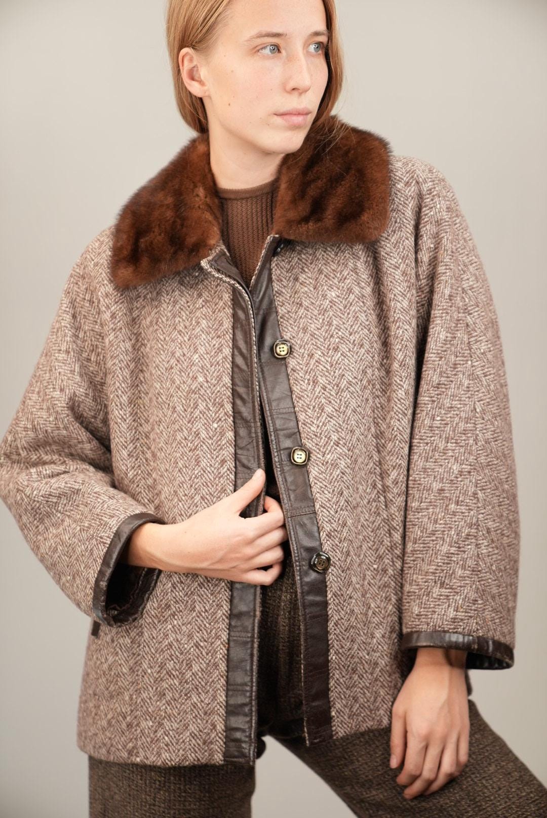 ジャケット・アウター matsufuji Mohair Tweed Bal Collar Coat matsufuji Mohair Tweed Bal Collar Coat ONLINE STORE — MATSUFUJI