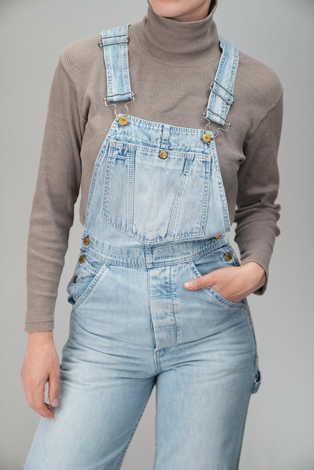 Levi's 90s Overalls in Light Blue Denim | Size S | Women's