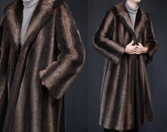 Long Fur Coat Vintage, Made in Austria