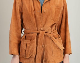 80s Supple Italian Leather Jacket in Cobalt Blue | Relaxed Moto