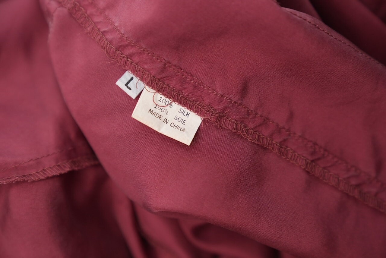 Silk Parka Coat Men's | Vintage Pure Silk Jacket Men's