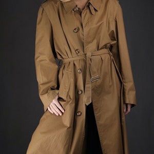 Waxed Cotton Trench Coat | Rye main image 0