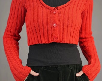 トップス 80s 90s IL GRANCHIO design cardigan Il Granchio Vintage 90s Cardigan - Size XL - Etsy