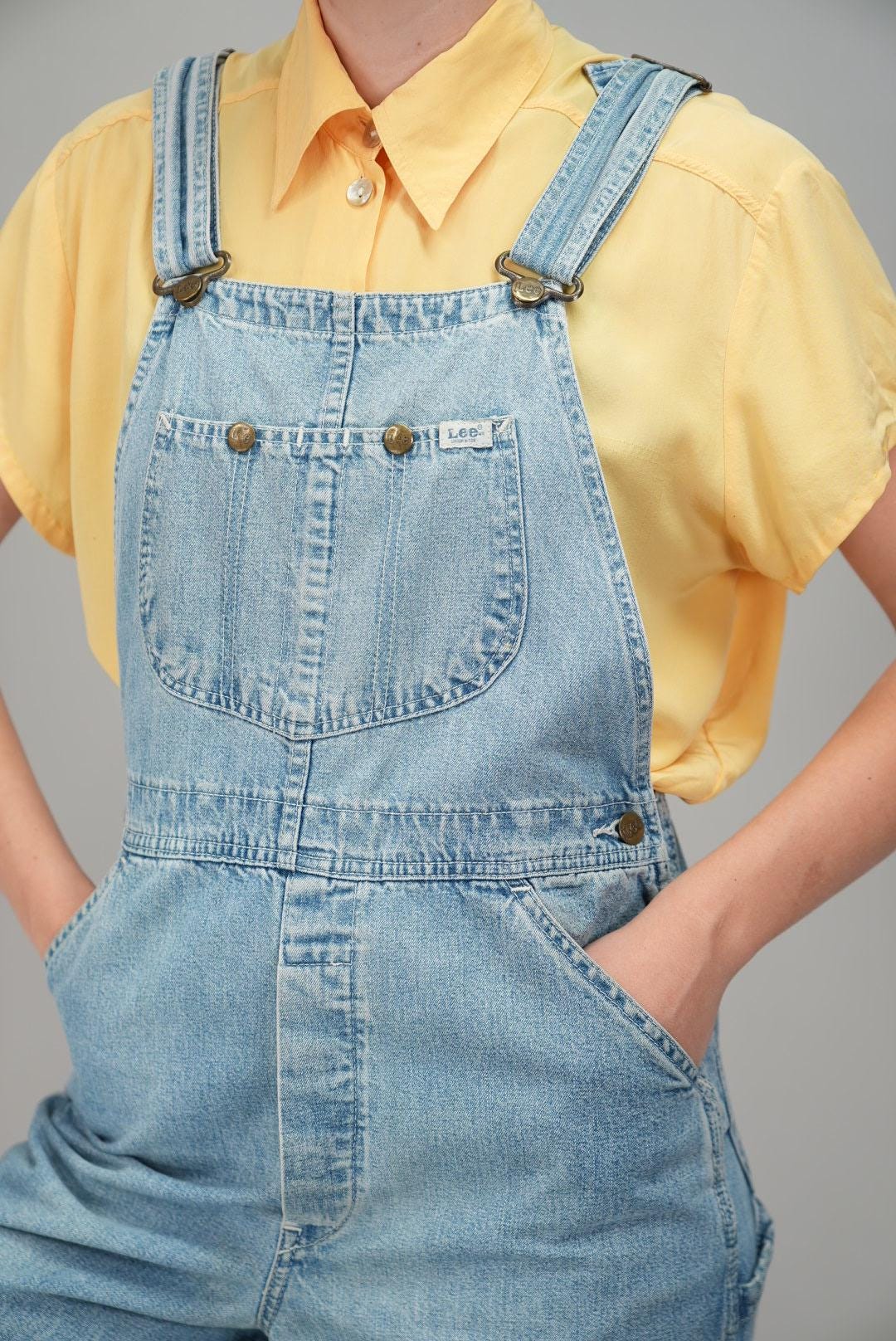 FRAMeWORK【Lee】VINTAGE OVERALL S Vintage Lee Denim Overalls W26 – The Barn Owl Vintage Goods