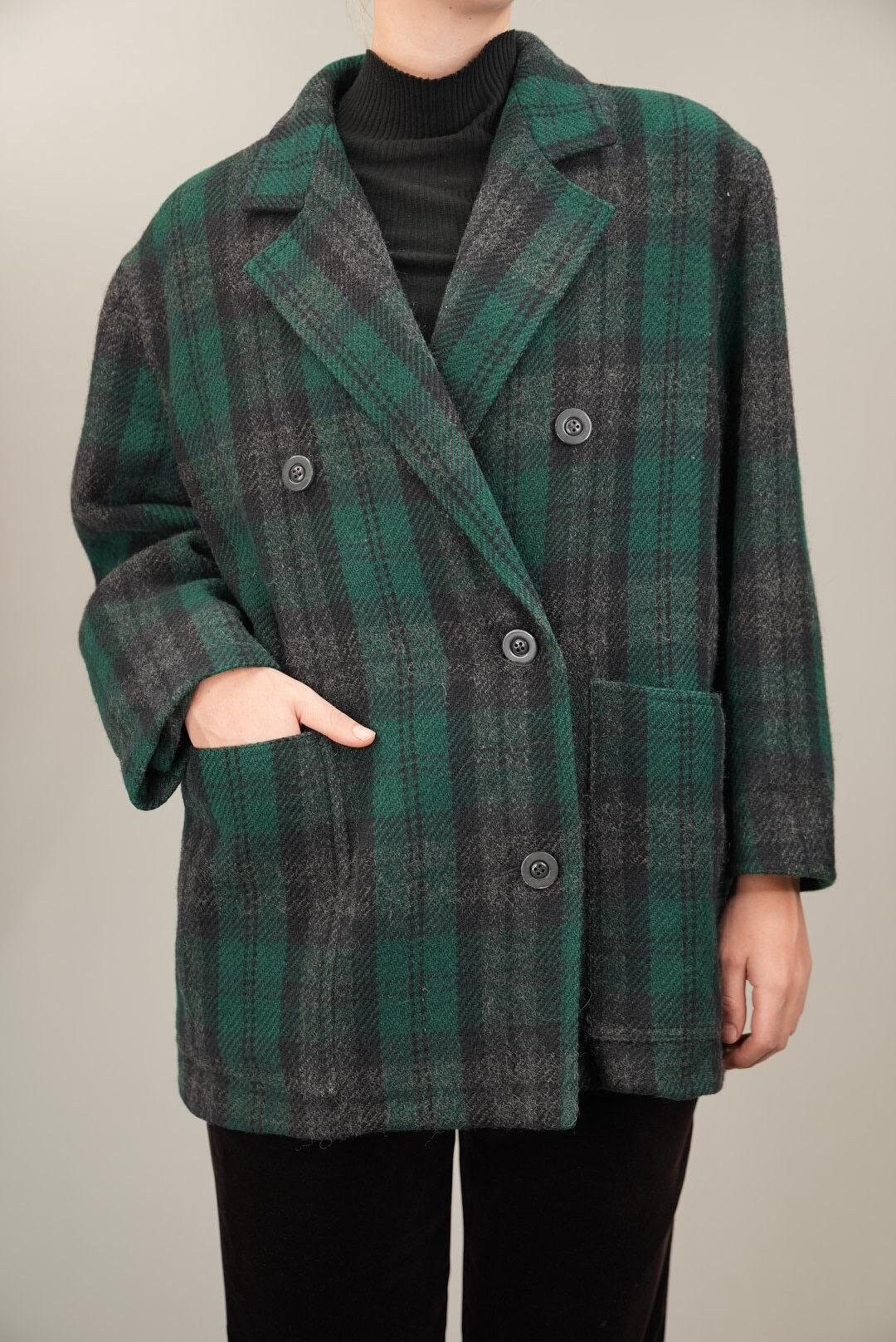 Marella (by Max Mara) フォレストグリーン ヴィンテージウール
