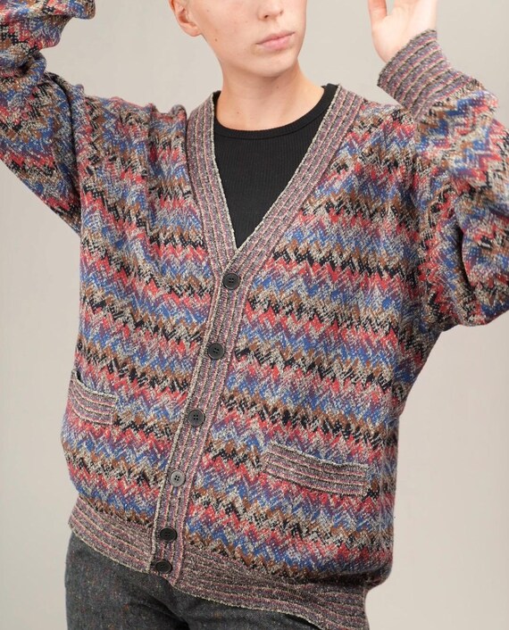 Missoni Vintage Cardigan With Chevron Pattern 90s Made in Italy - Etsy Missoni Vintage Cardigan With Chevron Pattern 90s Made in Italy - Etsy