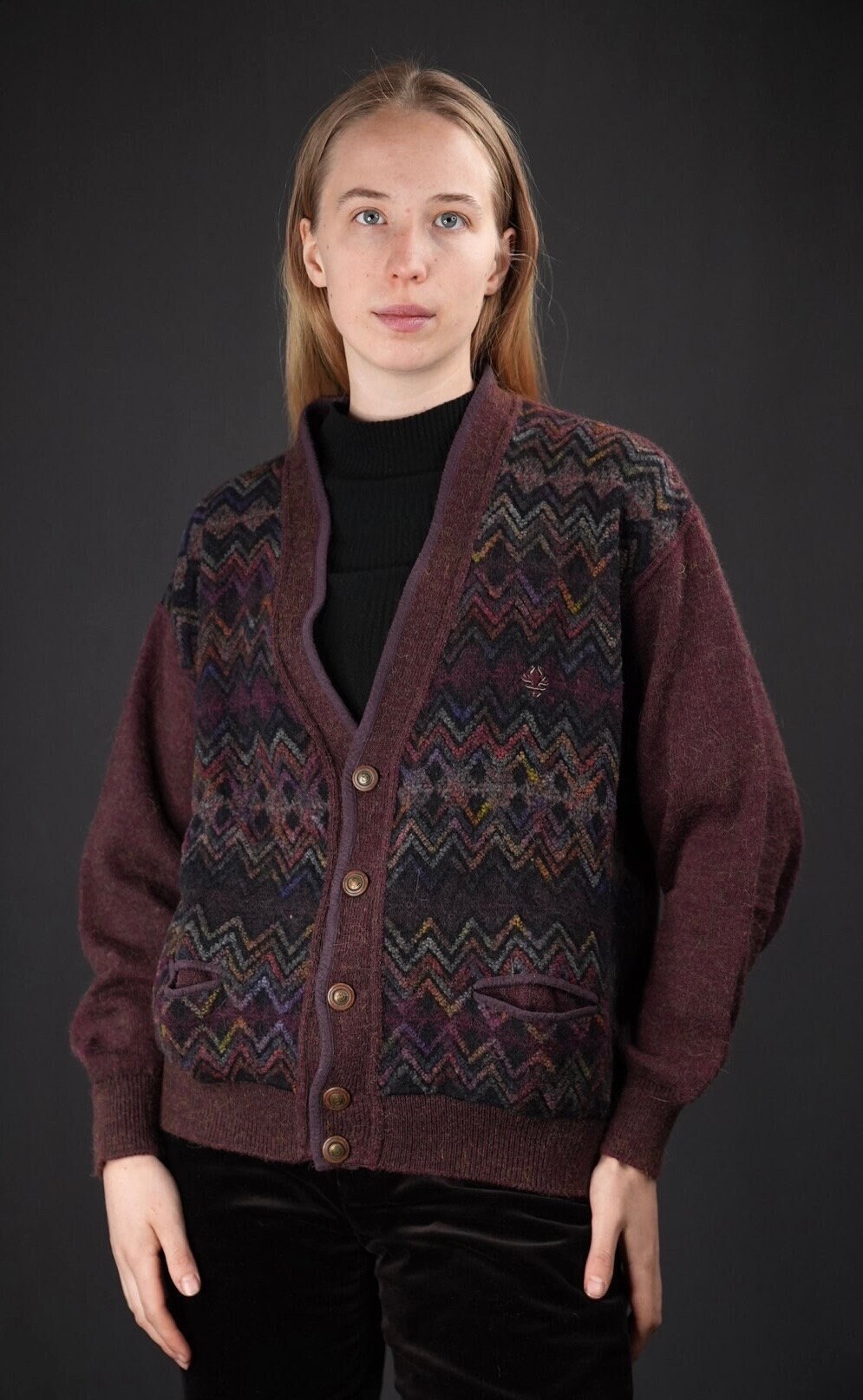 トップス 80s 90s IL GRANCHIO design cardigan Vintage 90's Il Granchio Cardigan - Size XL - Etsy