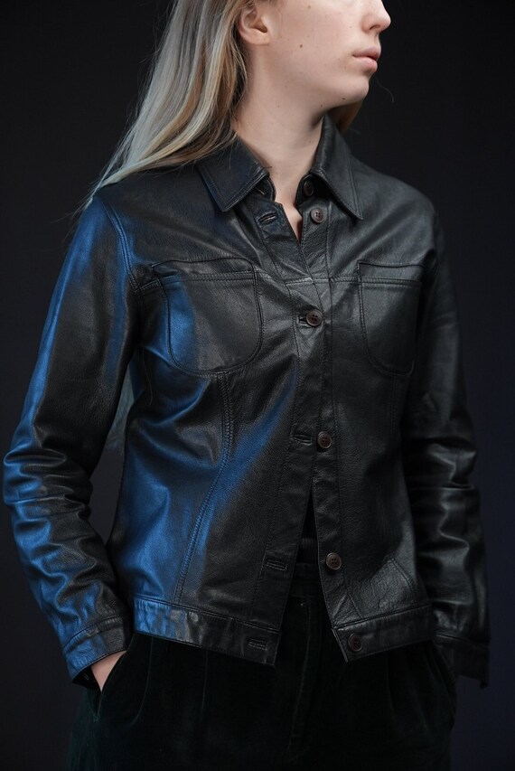 Gianfranco ferre leather jacket deals