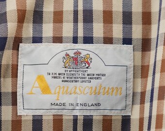 Aquascutum Vintage Trench-coat in Beige | Made in England - Etsy