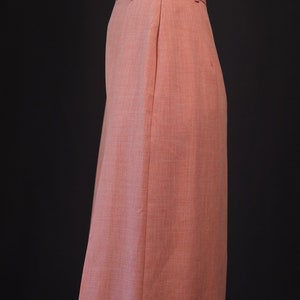 Peach colored Vintage Pencil Skirt 90s image 5