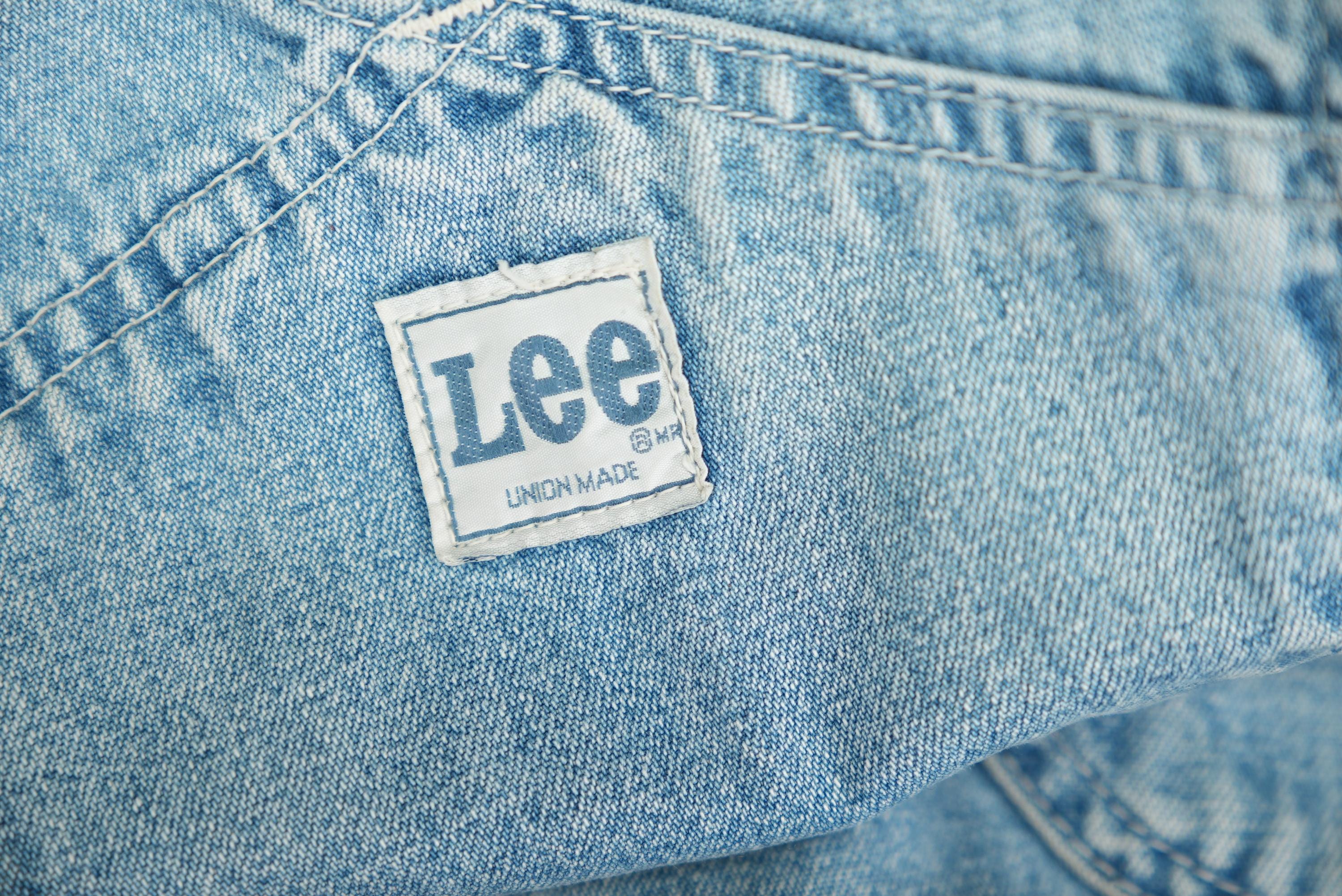 Lee Vintage Denim Overalls in Light Blue | Union Made in US | 100
