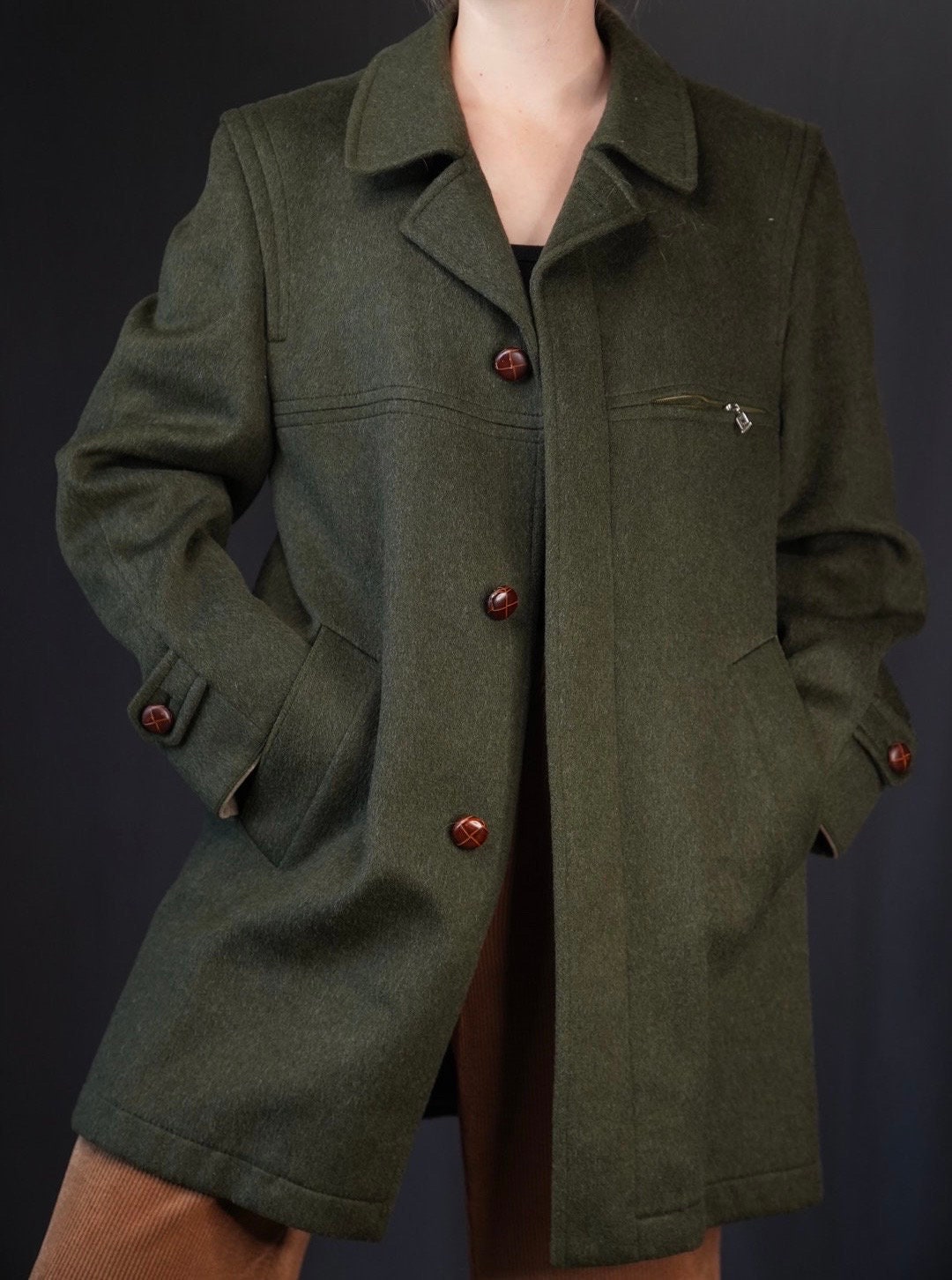 Loden Coat Vintage - Etsy