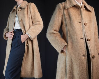 Vintage Coat Camelhair and Merino-wool | Made in France