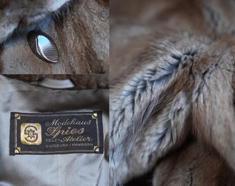 ヴィンテージ ロング ラビットファーコート | レディース Lサイズ