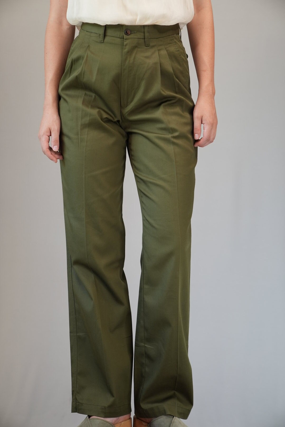 DEAD STOCK ❗️WTAPS KHAKI TROUSERS 08/2ND Wtaps Khaki Cotton Chino Trousers Size S Used | eBay