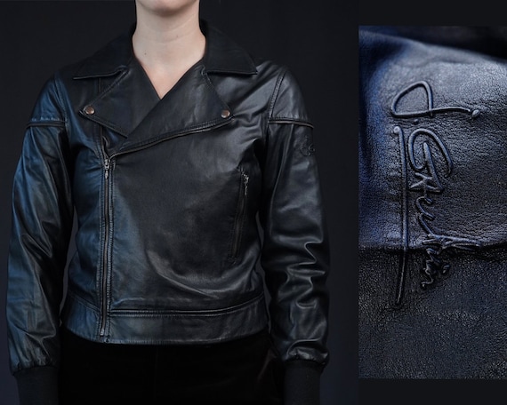 Jean Paul Gaultier Junior Leather Biker Jacket | Sheep Leather