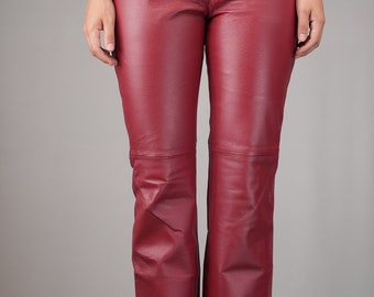 LEVI’S RED / asymmetry leather pants Levi's® X Denim Tears Leather Cotton Wreath Pants - Black