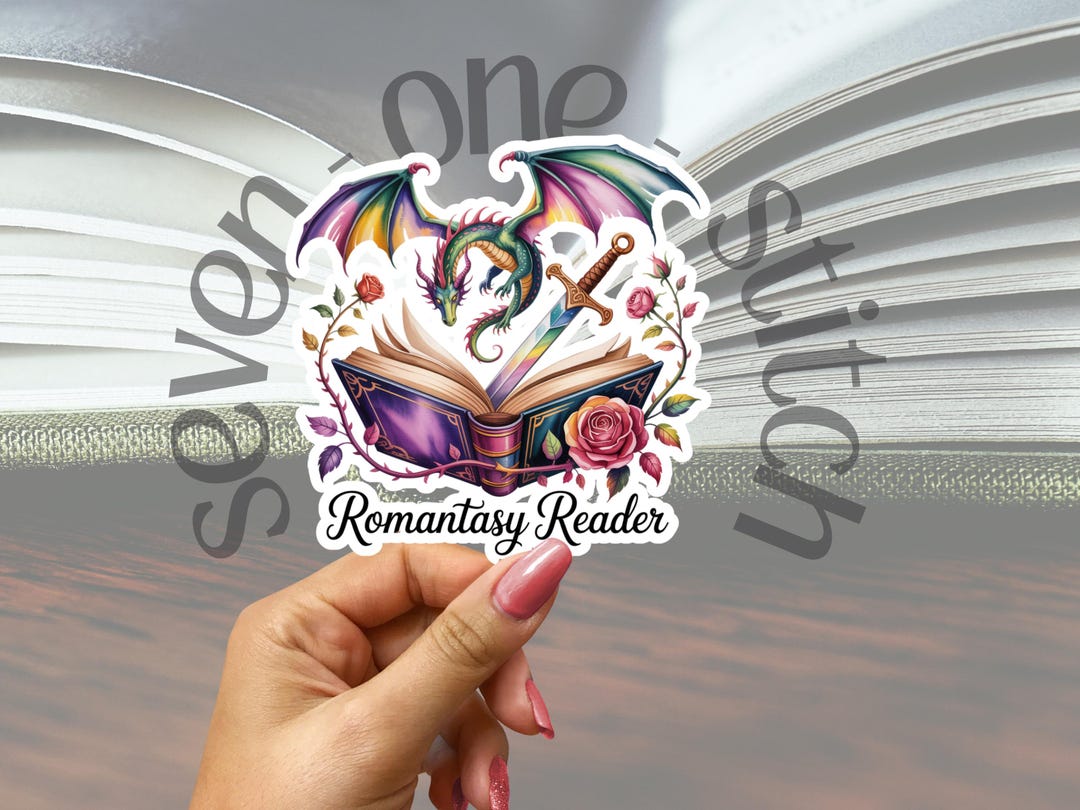 Romantasy Bookish Stickers | Water Resistant Vinyl Decals for Book ...