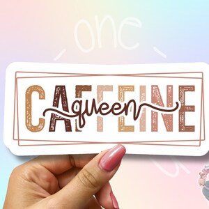 Waterproof Coffee Stickers – Fun and Durable Vinyl Decals for Laptops, Journals, Water Bottles, and More! Perfect for Coffee Lovers | Funny
