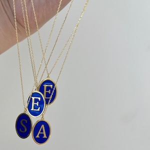 Collar de letra personalizado, regalo del día de la madre, regalos del día de San Valentín, collar inicial de plata, regalo para ella, oro, plata de ley, oro rosa