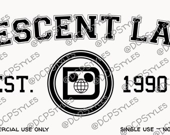 Crescent Lake SVG file - downloadable svg file