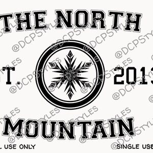 North Mountain - Frozen SVG file - Downloadable SVG file