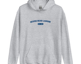 Embroidered Fantasy Varsity Sweater - Seven Seas Hoodie  - Hoodie (Unisex)