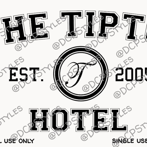 Tipton Hotel SVG - Suite Life Zach Cody - Downloadable SVG file