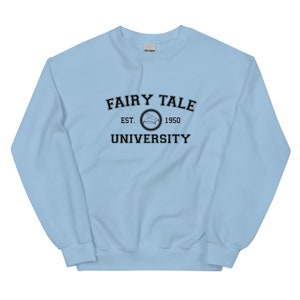 Fantasy Varsity Sweater - Fairy Tale University - Crew Neck Sweater (Unisex)