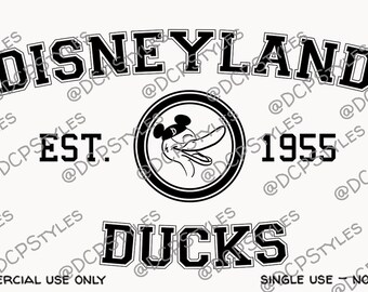 Disneyland Ducks SVG file - downloadable svg file - Disneyland designs