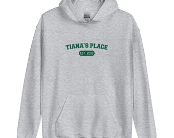 Haftowany sweter Varsity Fantasy - Tianas Place - Bluza z kapturem (Unisex)
