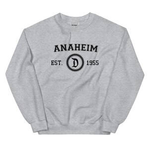 Fantasy Varsity Sweater - Anaheim - Crew Neck Sweater (Unisex)