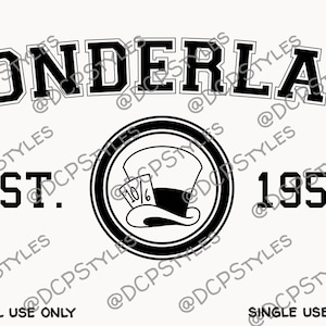 Wonderland SVG - Alice in Wonderland - Downloadable SVG file