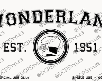 Wonderland SVG - Alice in Wonderland - Downloadable SVG file