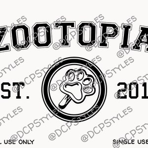 Zootopia SVG file - downloadable svg file