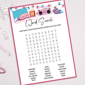 10 Sleepover Games Bundle, Sleepover Party Games, Slumber Party Games
