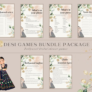 Royal Wedding Desi Bridal Shower 27 Games Bundle, Desi Bridal Shower, Bollywood Bridal Shower, Punjabi Bridal Shower, Dulha and Dulhan Games